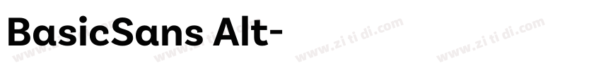 BasicSans Alt字体转换 BasicSans Alt字体转换